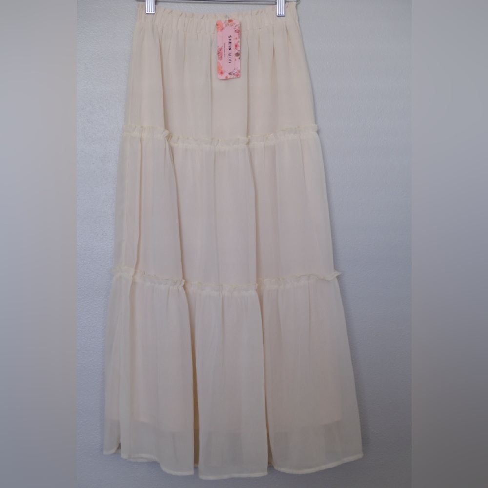 Tiered Maxi Skirt
